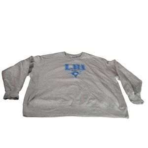Long Island University Sharks Sweatshirt Sz XXL Champion‎ Reverse Weave